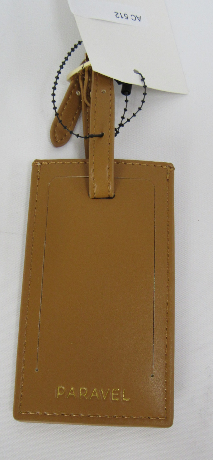 Paravel Vegan Leather Luggage Tag MSRP $35