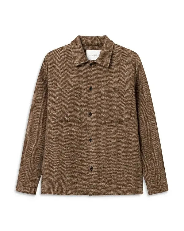 Les Deux Milian Regular Fit Wool Shirt Jacket MSRP $279