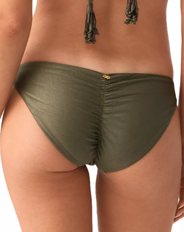 PQ Swim Basic Ruched Back Bikini Bottom MSRP $76