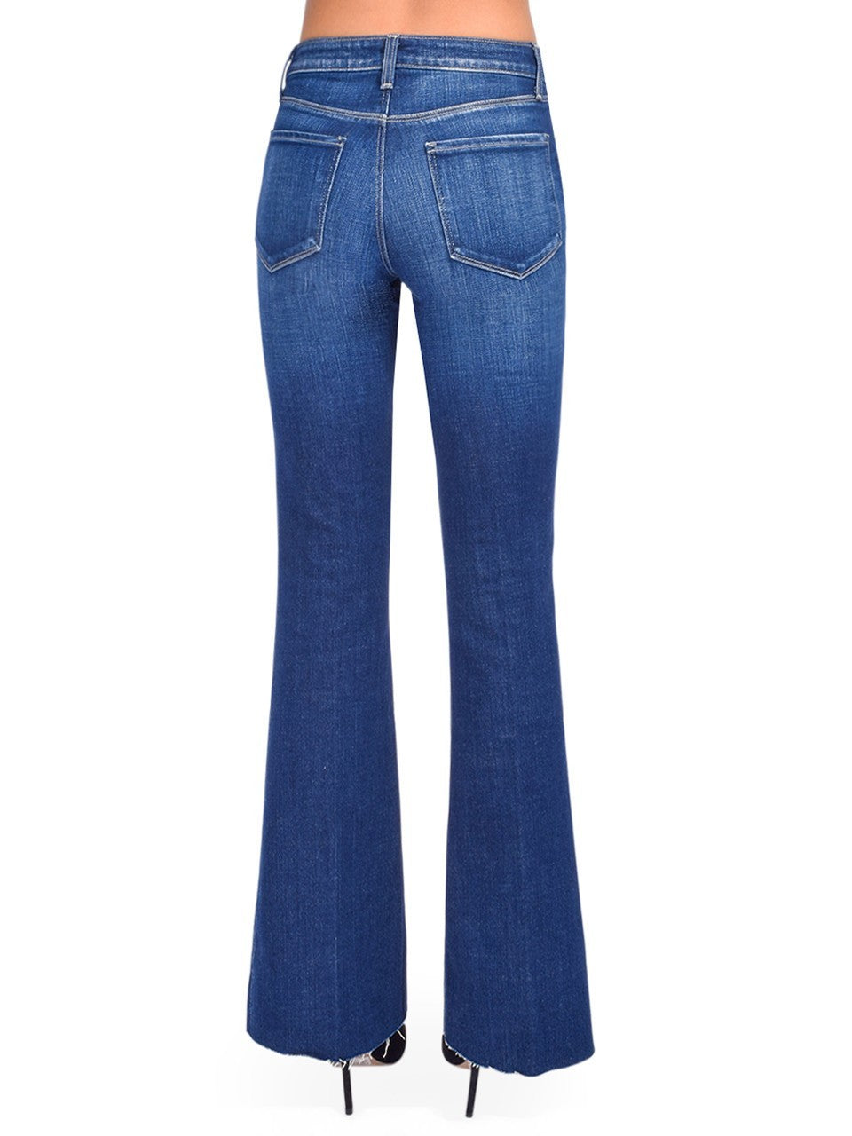 L'AGENCE Sera High-Rise Sneaker Flare Jeans MSRP $299
