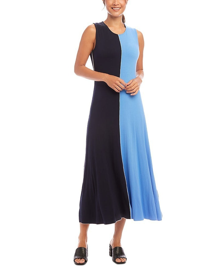 Karen Kane Color Blocked MIDI Dress MSRP $129