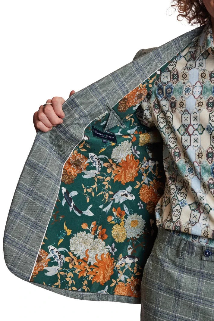 Paisley & Gray Dover Slim Fit Plaid Sport Coat MSRP $250