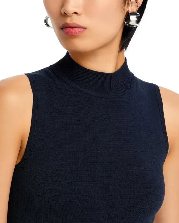MICHAEL Michael Kors Sleeveless Mock Neck Mini Dress MSRP $195