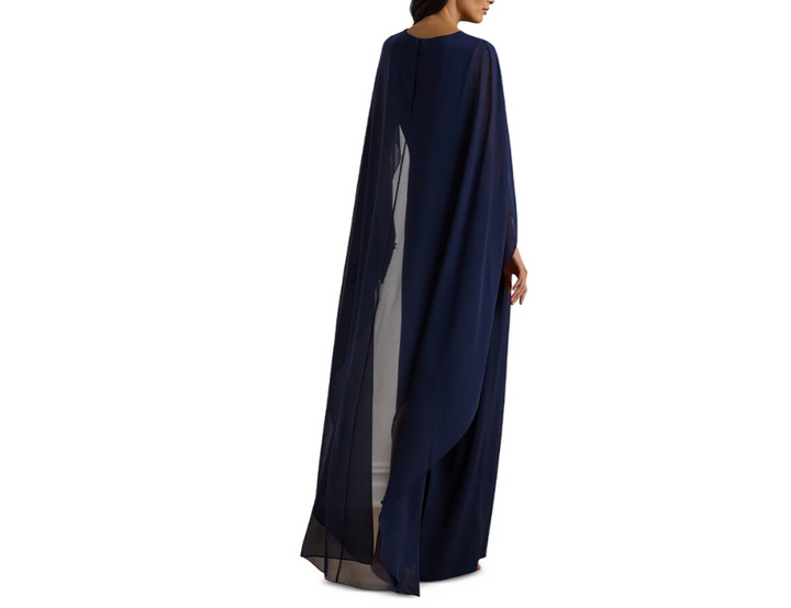 Lauren Ralph Lauren Cape Gown MSRP $265