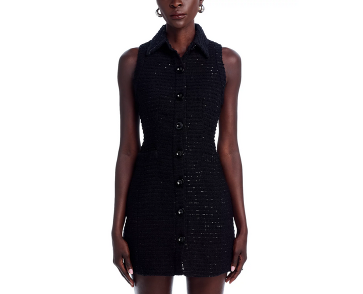 TOCCIN Sophia Button Front Tailored Dress MSRP $545