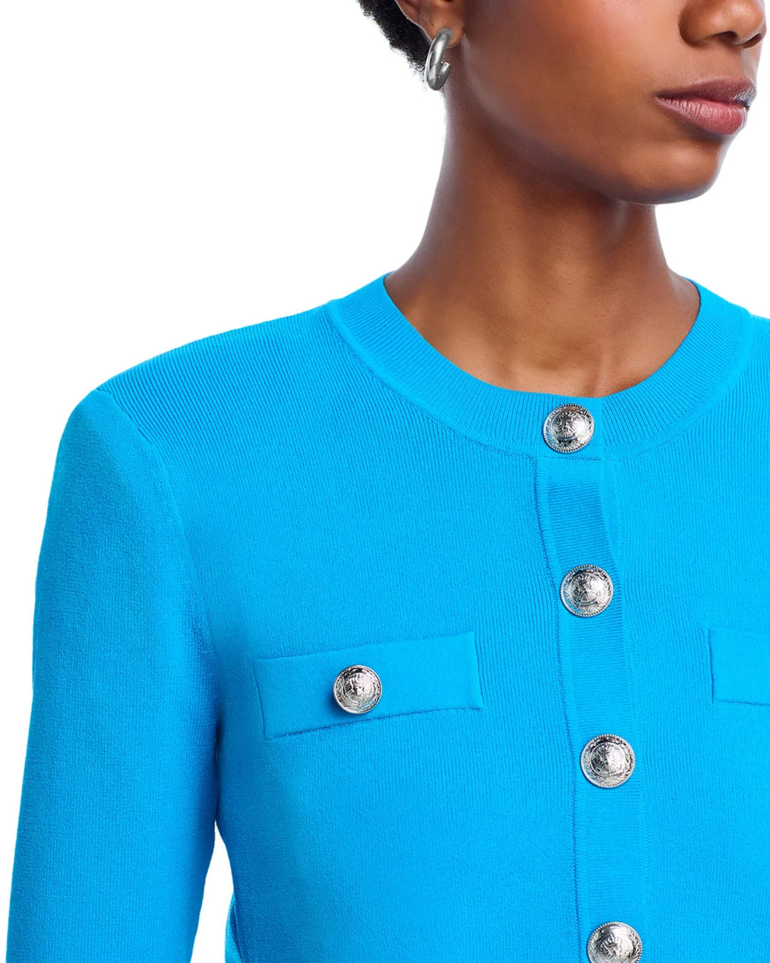 L'AGENCE Toulouse Cropped Cardigan MSRP $475