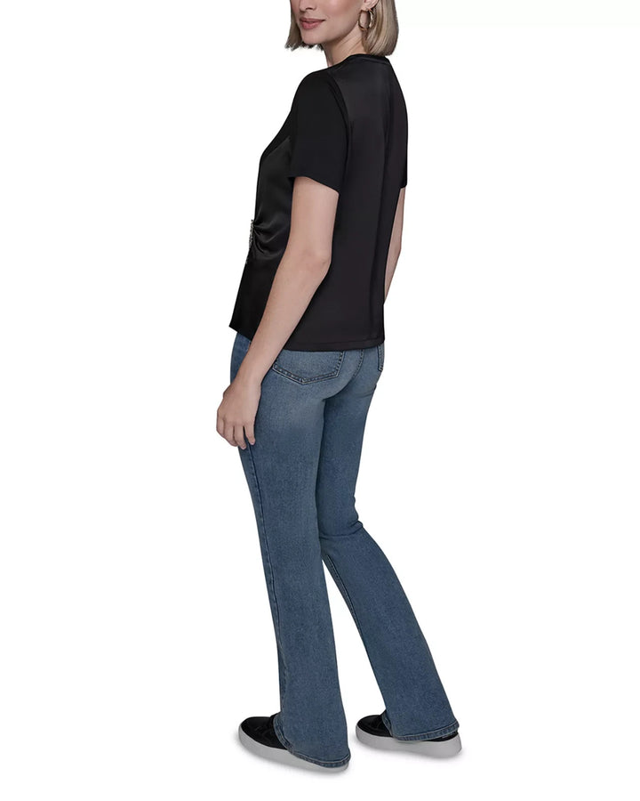 KARL LAGERFELD PARIS Combo Tee MSRP $69