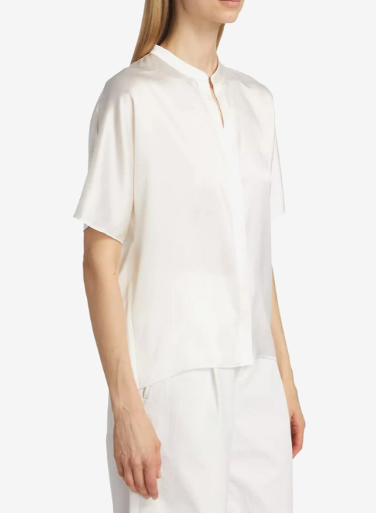 Vince Dolman Sleeve Silk Shirt MSRP $345