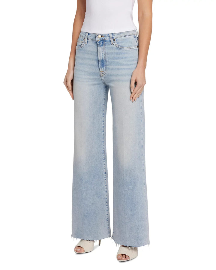 7 For All Mankind High Rise Wide Leg Jeans MSRP $228