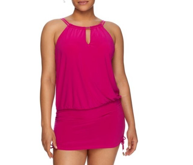 Magicsuit Susan Allover Slimming Swim Dress MSRP $188