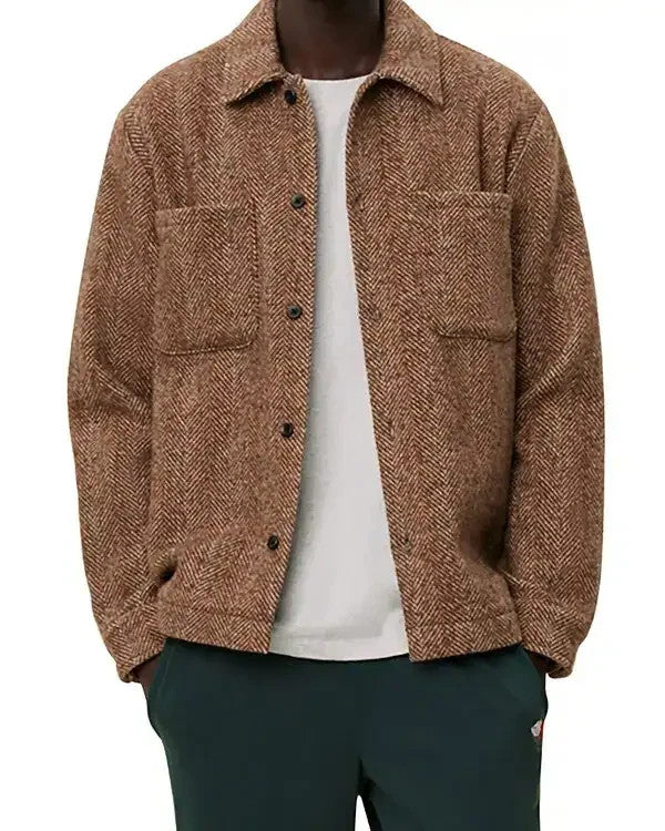 Les Deux Milian Regular Fit Wool Shirt Jacket MSRP $279
