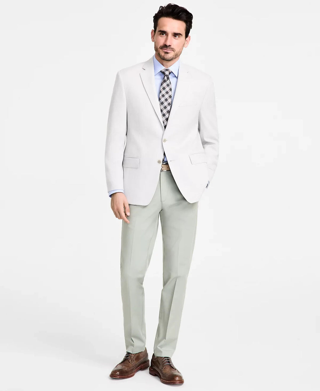Michael Kors Men's Classic-Fit Herringbone Sport Coat MSRP $295