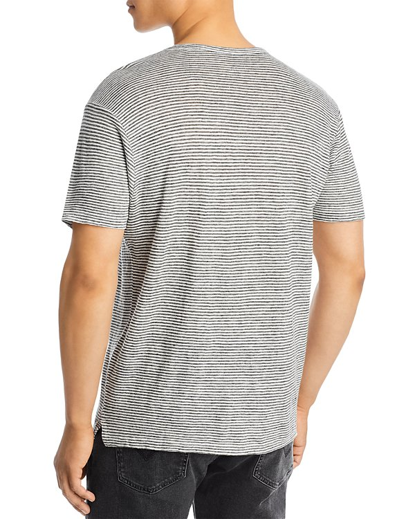 The Men's Store at Bloomingdale's Striped Linen Tee MSRP $78