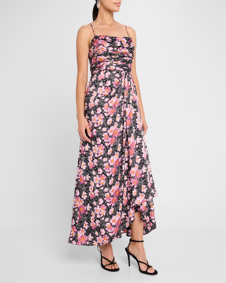 Cinq a Sept Kasia Cosmo Flower Maxi Dress MSRP $495
