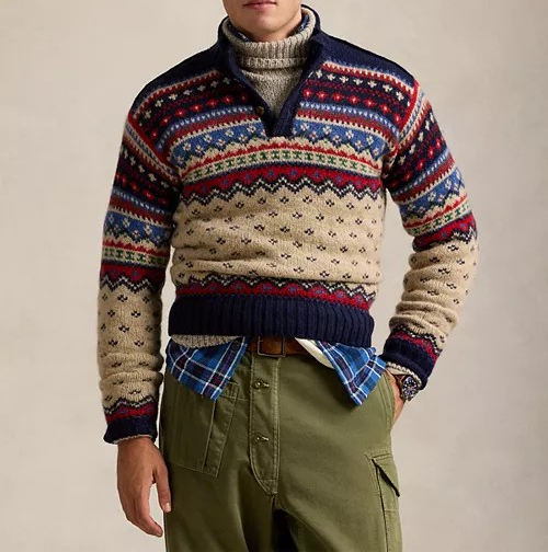 Polo Ralph Lauren Nordic Sweater MSRP $398