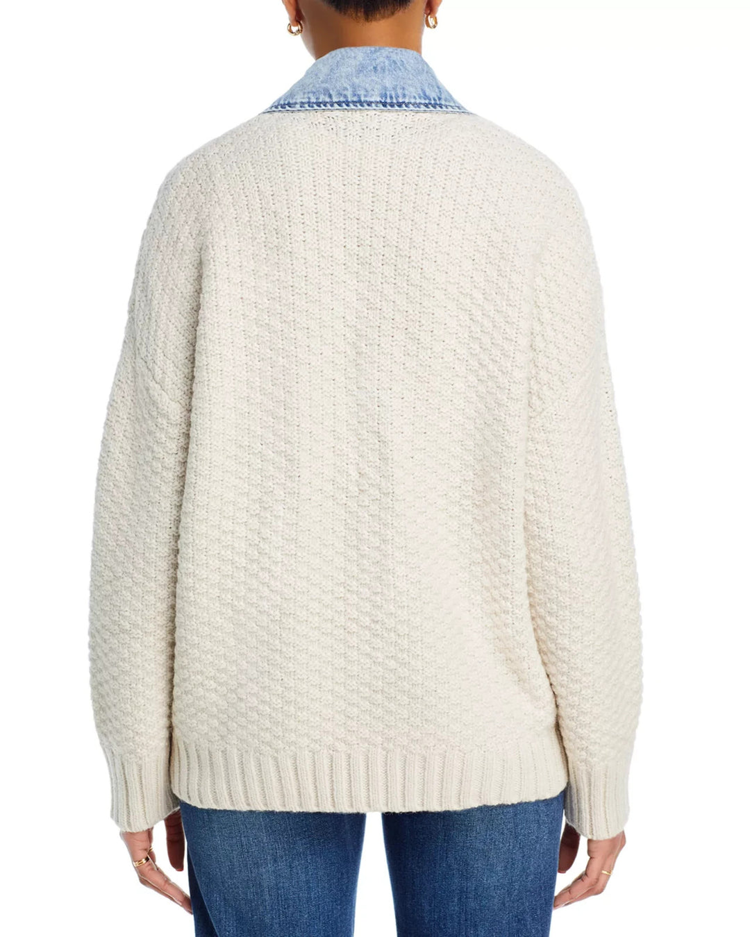 BLANKNYC Last Call Mixed Media Cardigan MSRP $168