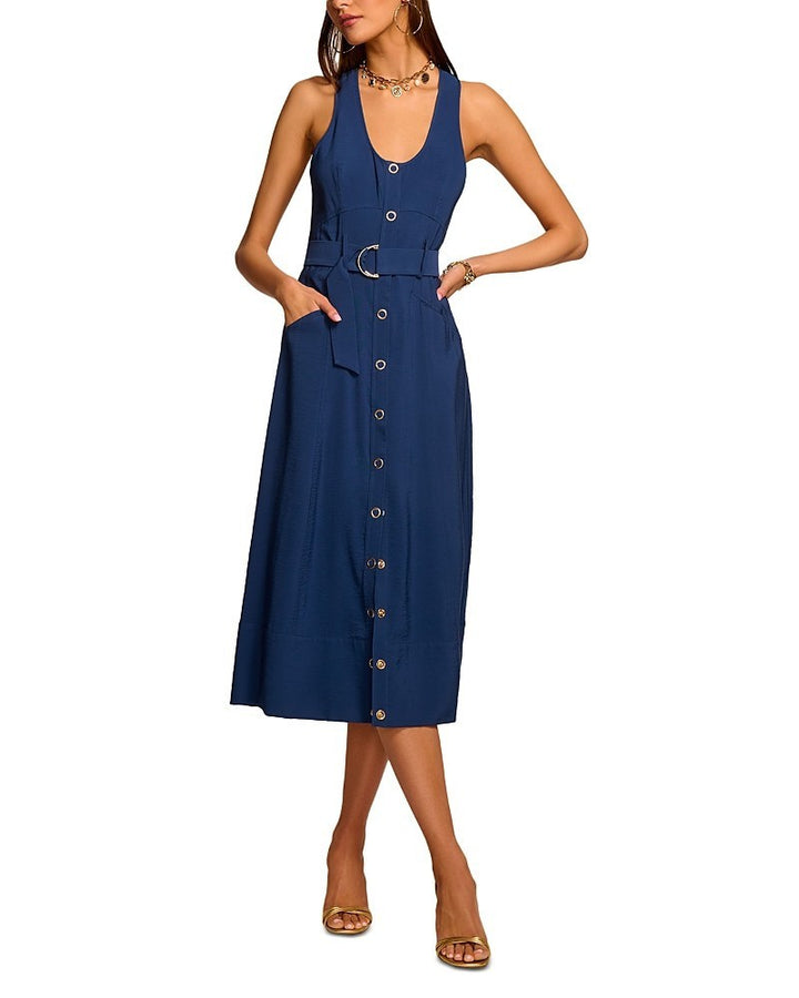 Ramy Brook Nomi Belted Dress MSRP $495