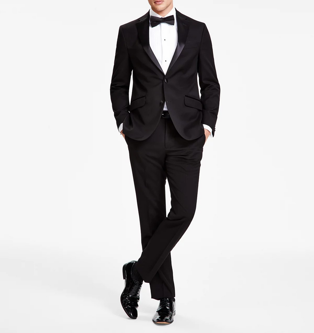 Kenneth Cole Reaction Men's Slim-Fit Ready Flex Tuxedo Suit MSRP $425