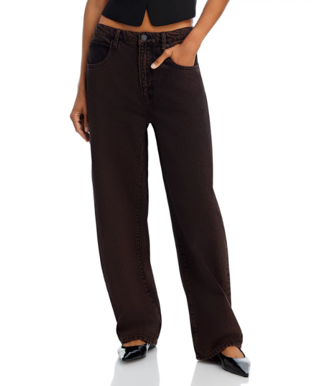 FRAME Long Barrel High Rise Jeans