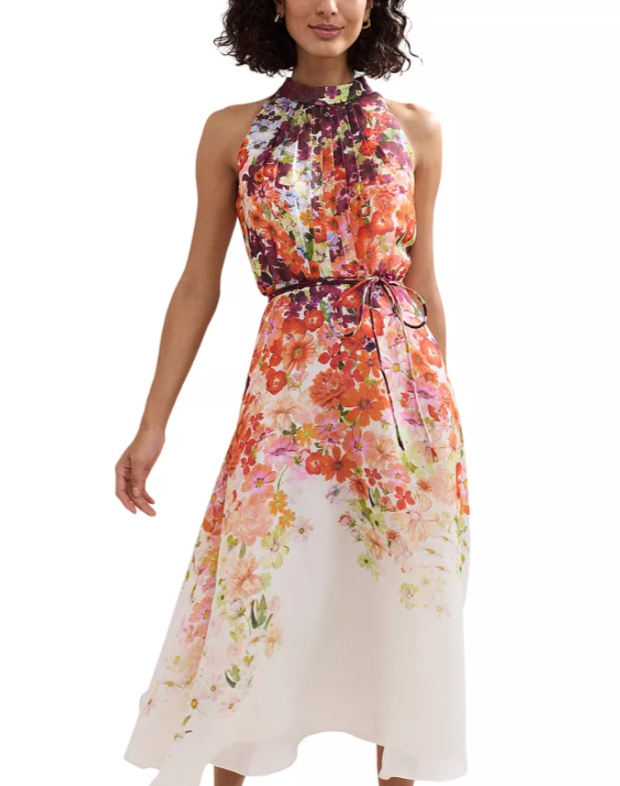 Phase Eight Bethany Floral Print Dress MSRP $350