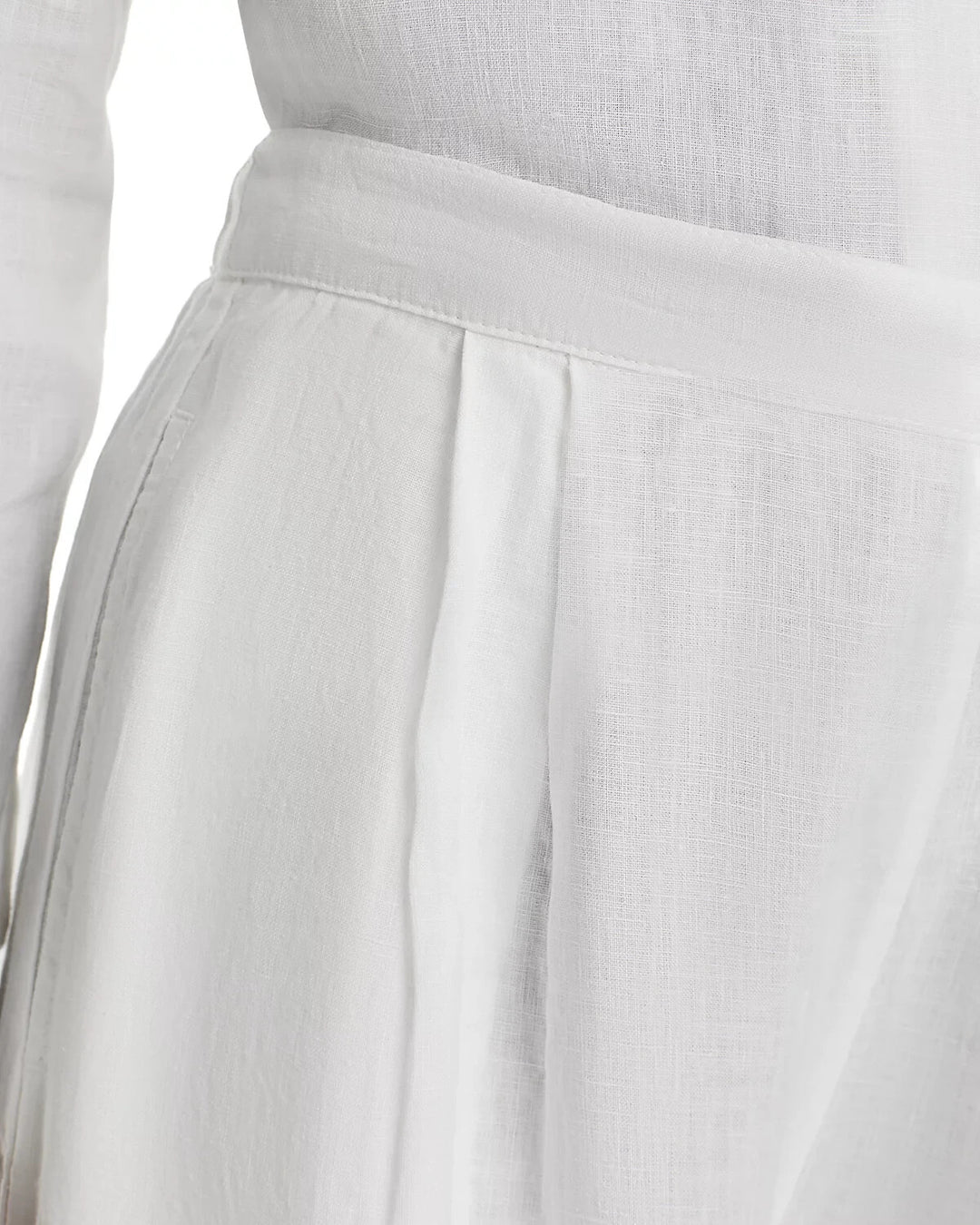 Bella Dahl Pleat Front Linen Palazzo Pants MSRP $174