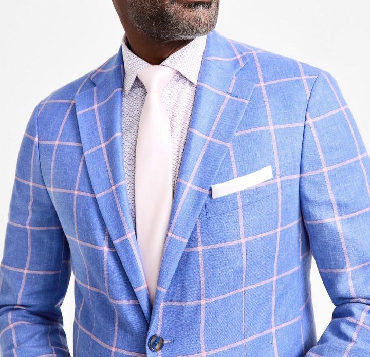 Tallia Men's Printed Notch-Lapel Sport Coat  MSRP $295