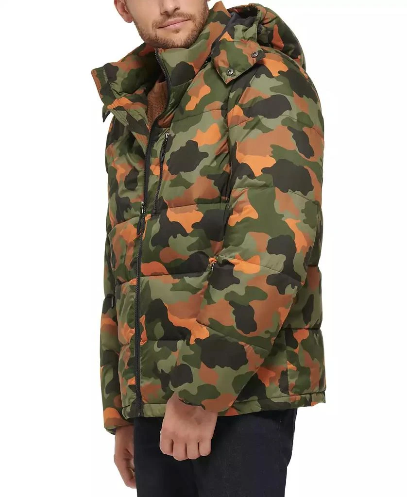 Club Room Men's Stretch Hooded Puffer Jacket MSRP $150