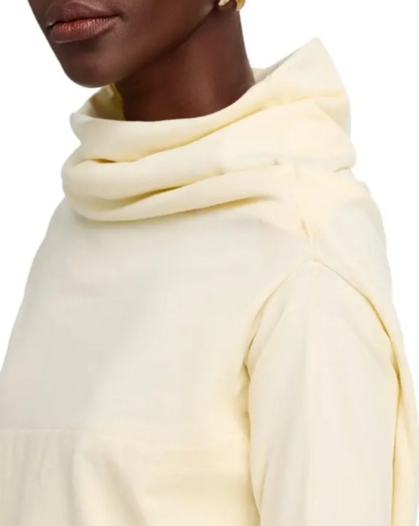 A.W.A.K.E. MODE Jersey Cowl Neck Draped Top MSRP $290