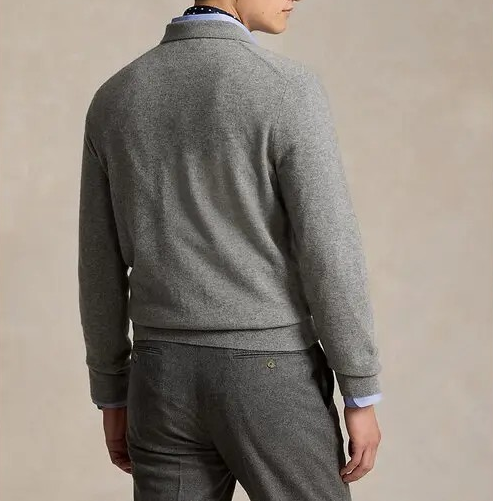Polo By Ralph Lauren Regular Fit Wool Polo Sweater MSRP $228
