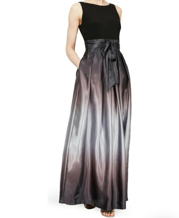 Sl Fashions Petite Ombre-Skirt Gown MSRP $139