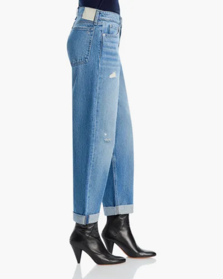 rag & bone Dre Low-Rise Cuffed Baggy Jeans MSRP $275