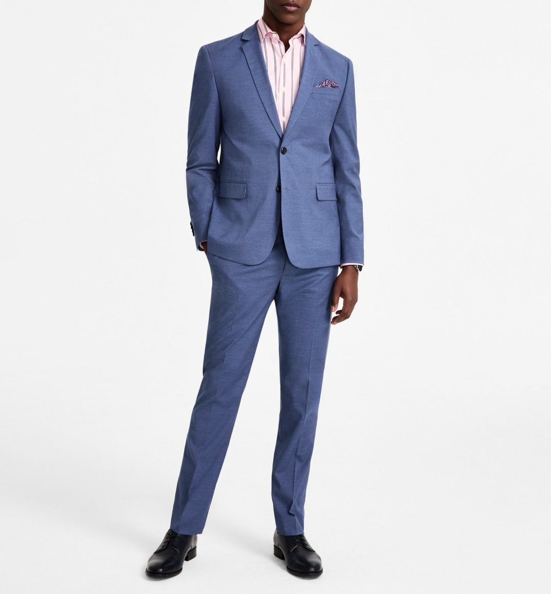 Nick Graham Men's Slim-Fit Stretch 2-piece Suit Size 44R x 38W MSRP $395