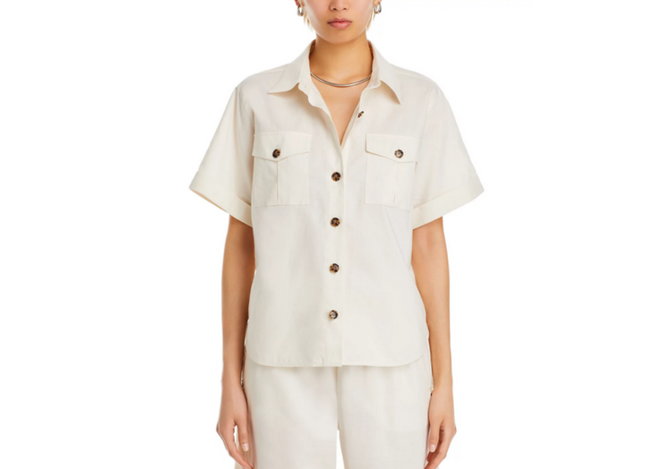 FRAME Patch Pocket Utility Shirt MSRP $348