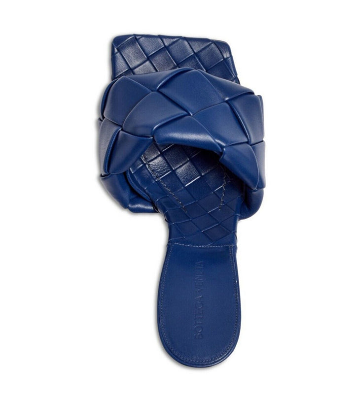 Bottega Veneta Women's Lido Woven High Heel Slide Sandals M2 353