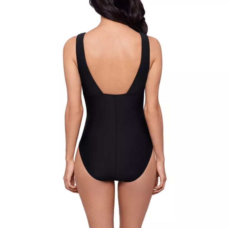 Magicsuit Solid Darly Fitted One Piece Swimsuit MSRP $158