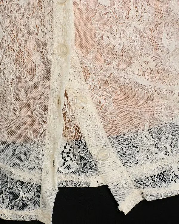 Wayf Penelope Lace Camisole & Cardigan Set MSRP $88
