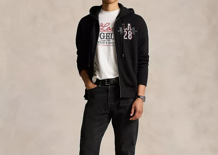 Polo Ralph Lauren LA28 Olympics Zipper Hoodie MSRP $198