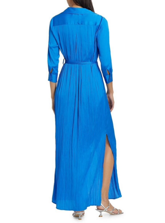 L'AGENCE Cameron Long Shirt Dress MSRP $550