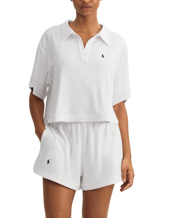 Polo Ralph Lauren  Terry Polo Shirt and Short Cover-Up Set MSRP $150