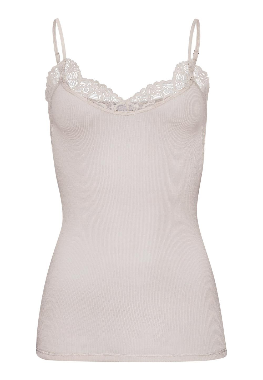Hanro Woolen Lace Spaghetti Camisole MSRP $130