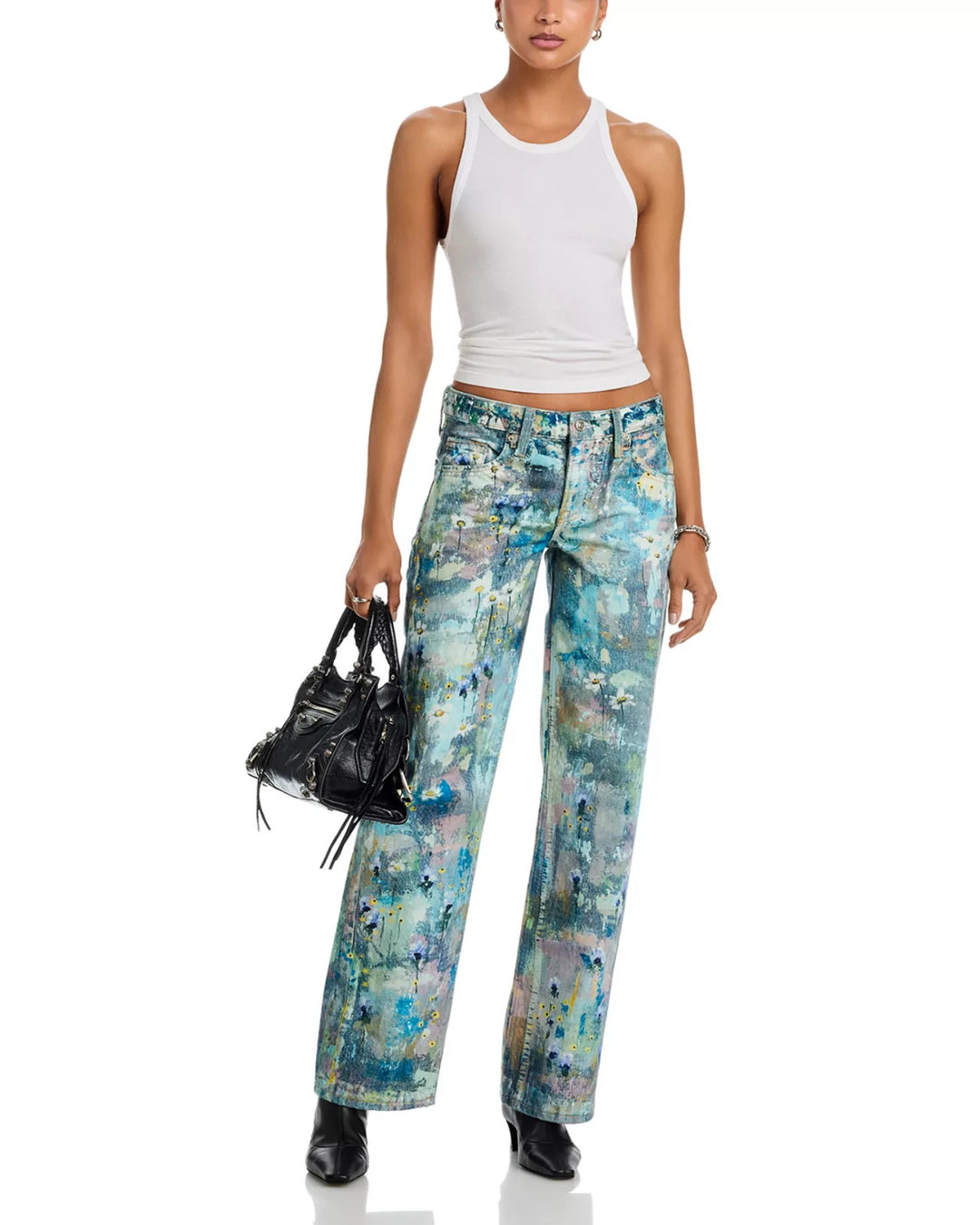 Free People We The Free Tennessee Low Rise Illusions Jeans MSRP $198