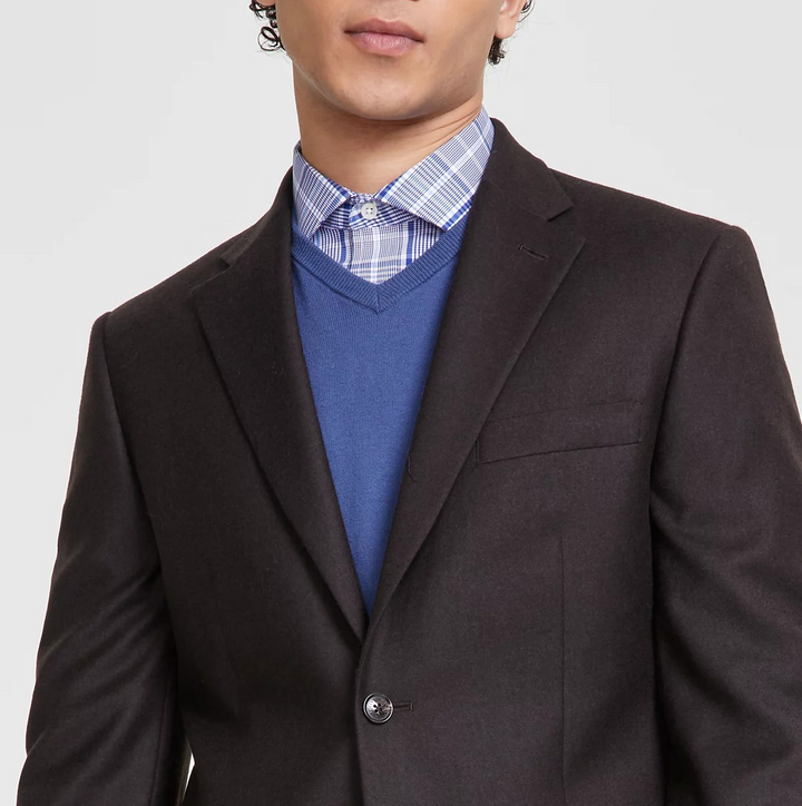 Tommy Hilfiger Men's Modern-Fit Stretch Wool Suit Jacket MSRP $450