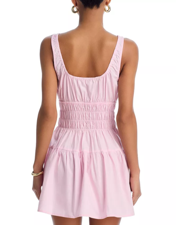Ciao Lucia Gianluca Smocked Mini Dress MSRP $305