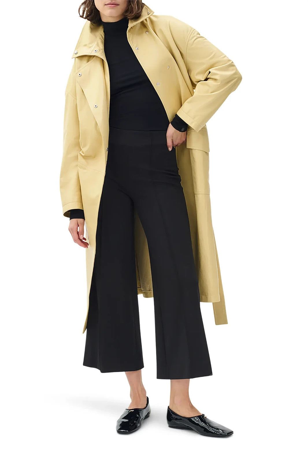 rag & bone Irina Wide Leg Crop Pants MSRP $298