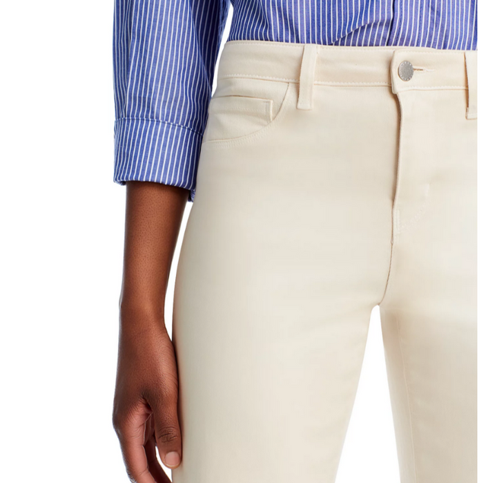 L'AGENCE Wanda Cropped High Rise Wide Leg Jeans MSRP $320