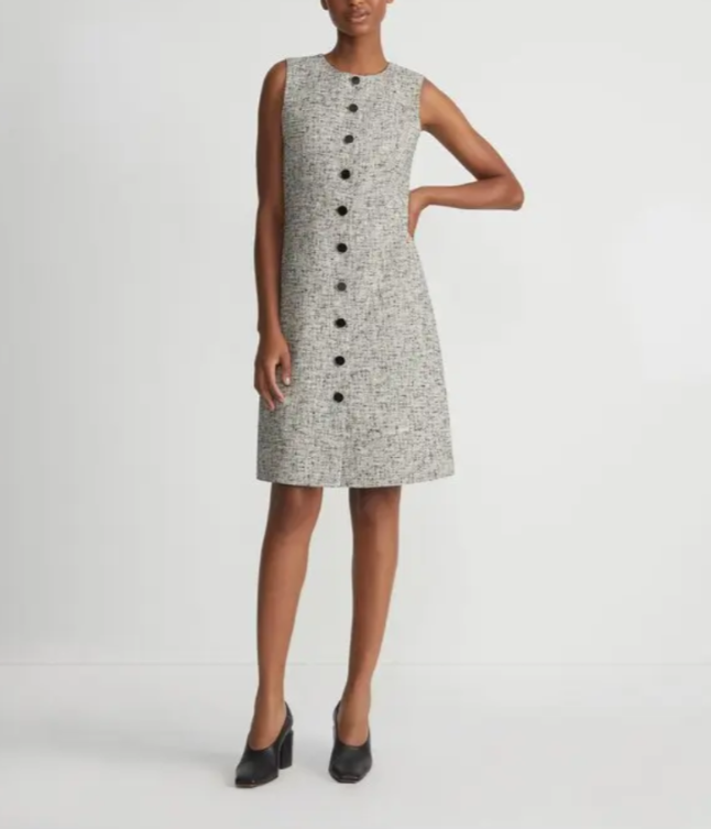 Lafayette 148 New York Button Front Dress MSRP $998