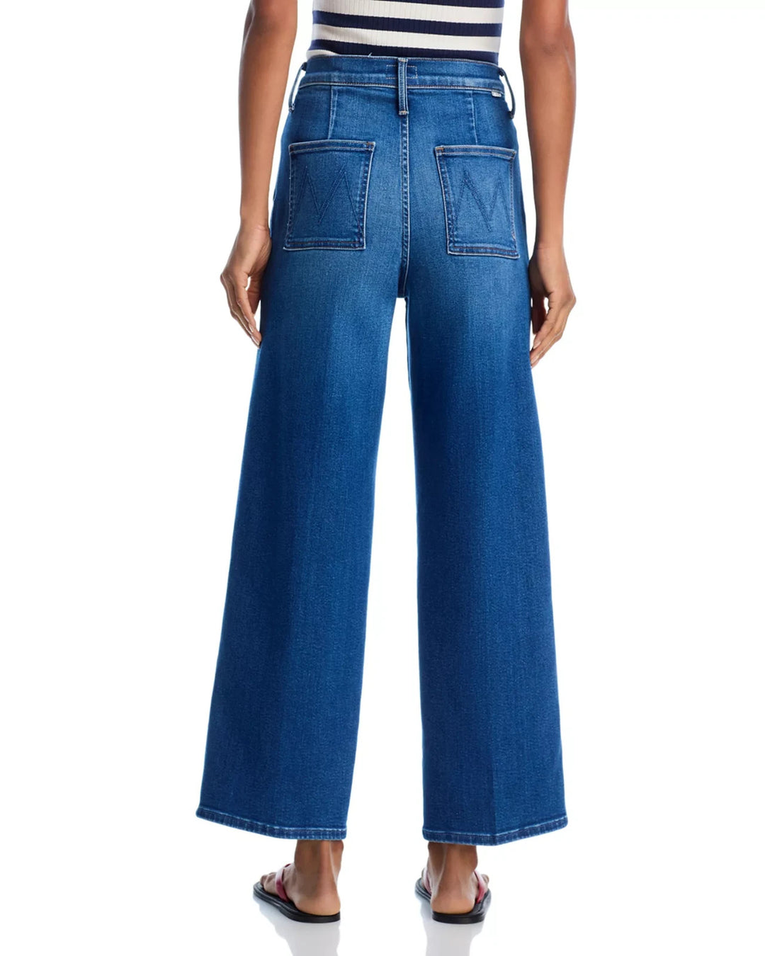 MOTHER The Stitch Up Maven Hover High Rise Jeans MSRP $268