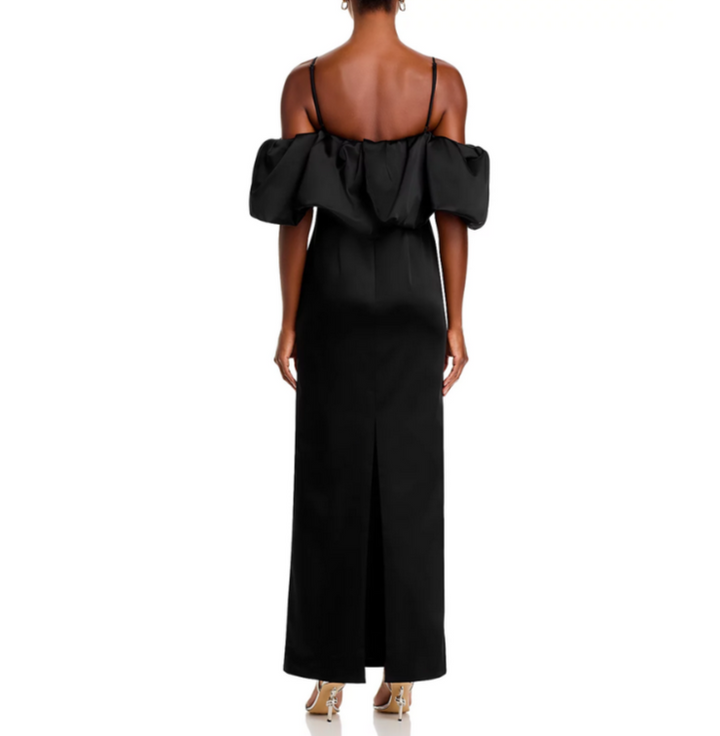 SIMKHAI Dorina Off The Shoulder Ruffle Dress MSRP $895