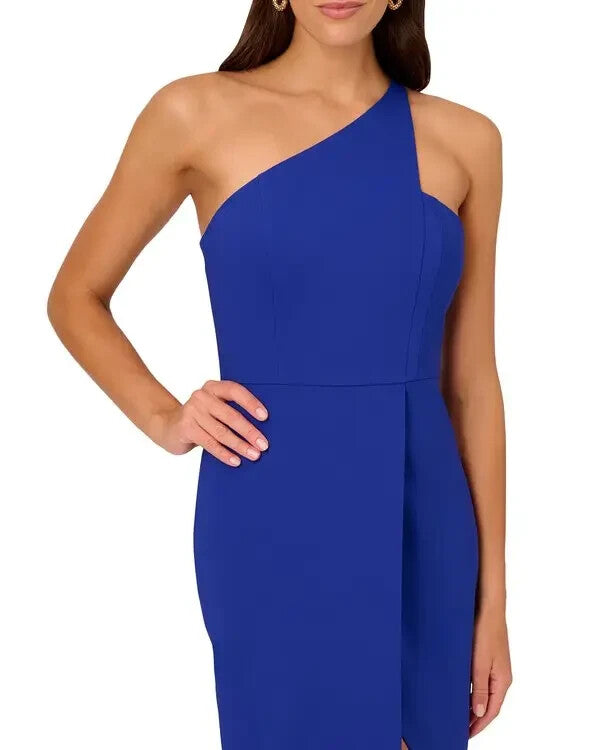 Liv Foster Crepe One Shoulder Gown MSRP $245