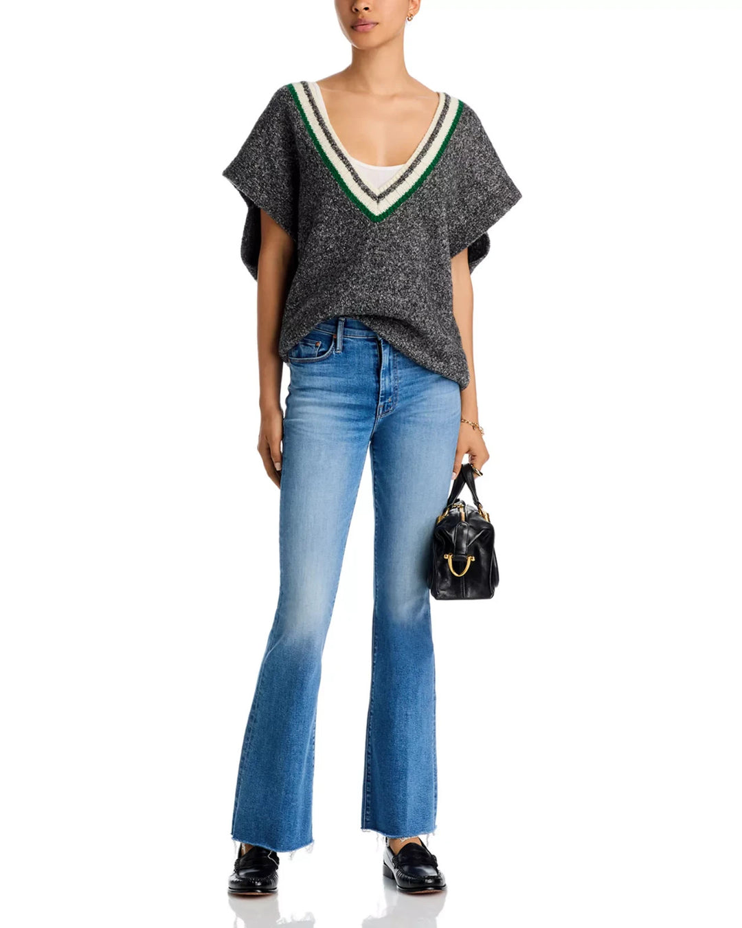 Mother The Weekender High Rise Fray Jeans MSRP $248